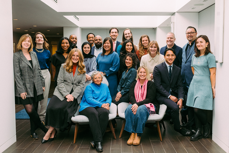 Group shot of the Lever for Change team in 2024